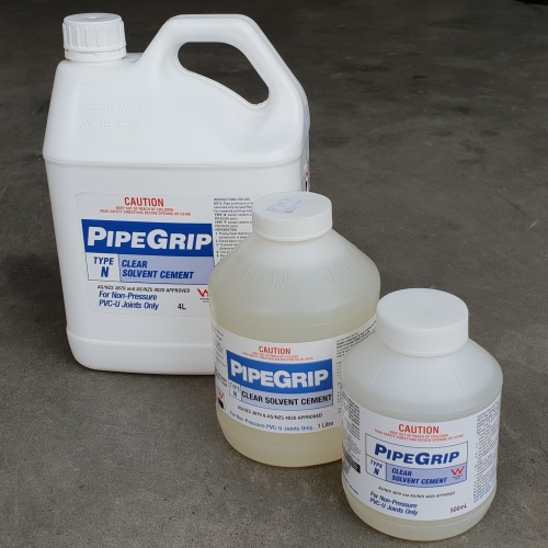 Upvc clear solvent cement