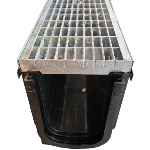 200mm Hot Dip Galv Channel & Grate C250